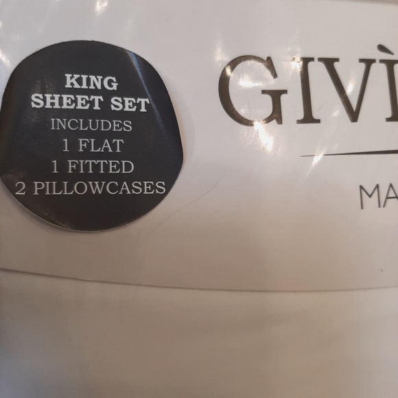 Givi Lulu King Cotton Percale Sheet Set - Picture 6 of 7